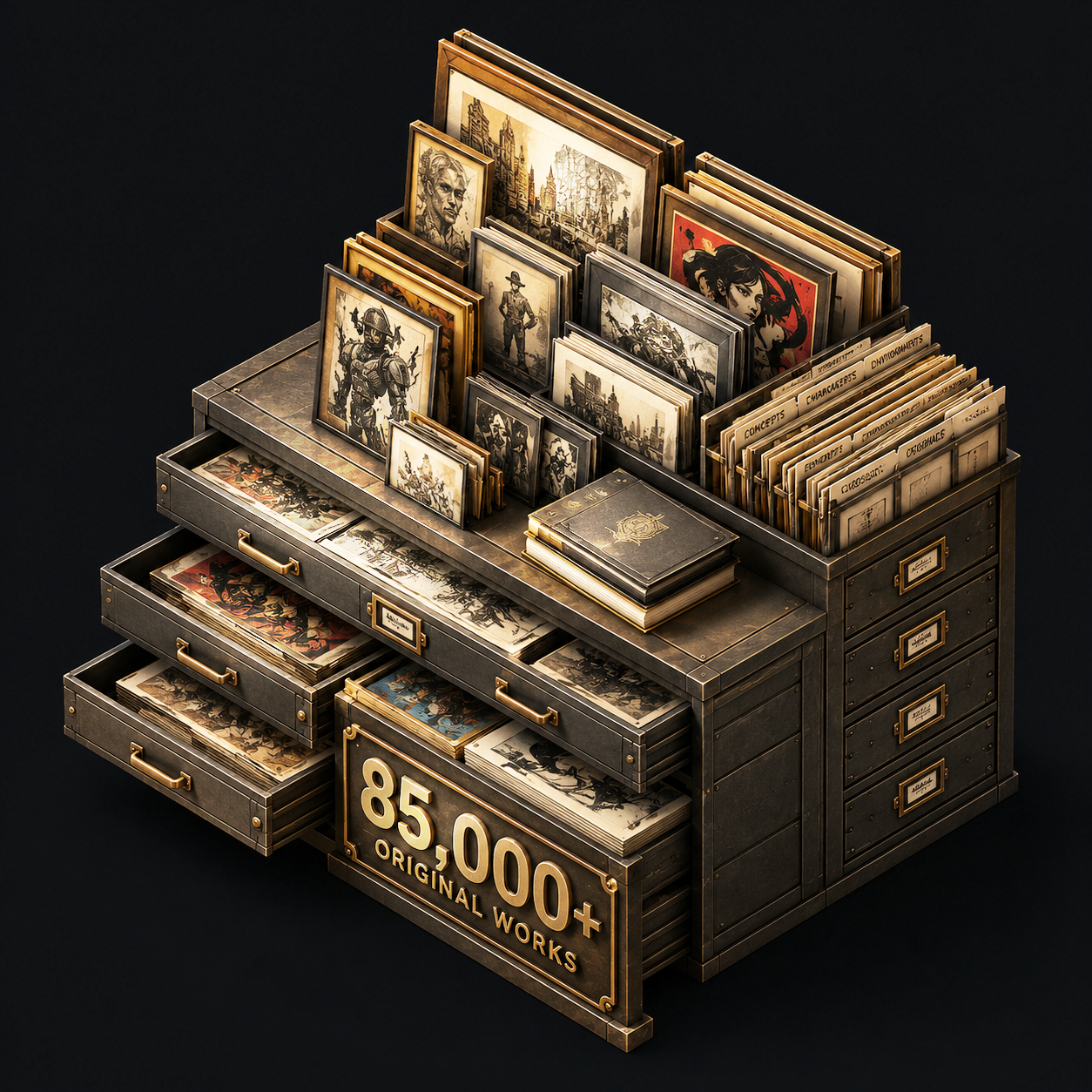85,000+ Original Works